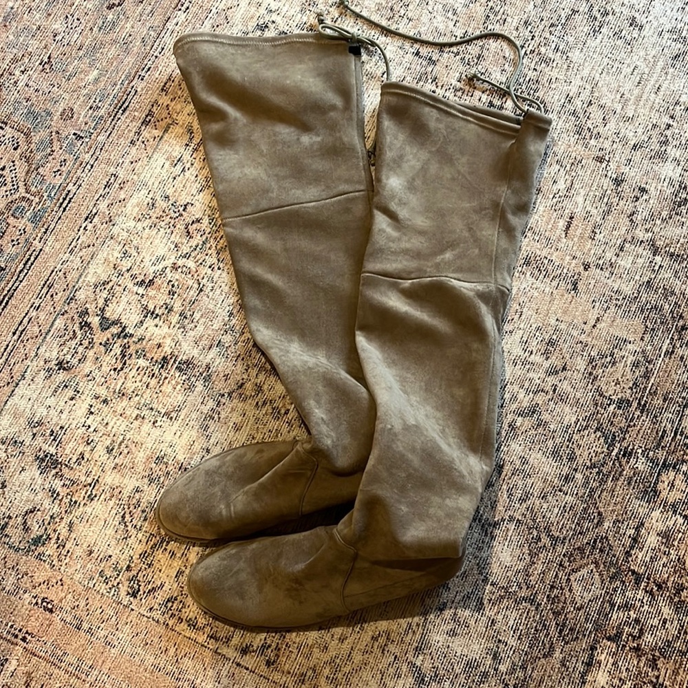 Suede Thigh High Boots, Anthropologie, Silent D brand size 40